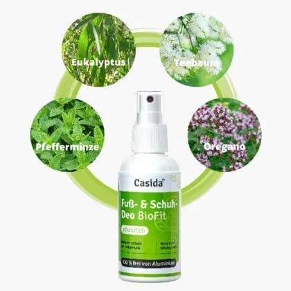 FOOT AND SHOE Deodorant BioFit herbal antifungal spray, athlete's foot - UKDorf