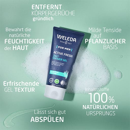 For Men Active Fresh 3in1 Shower Gel - UKDorf