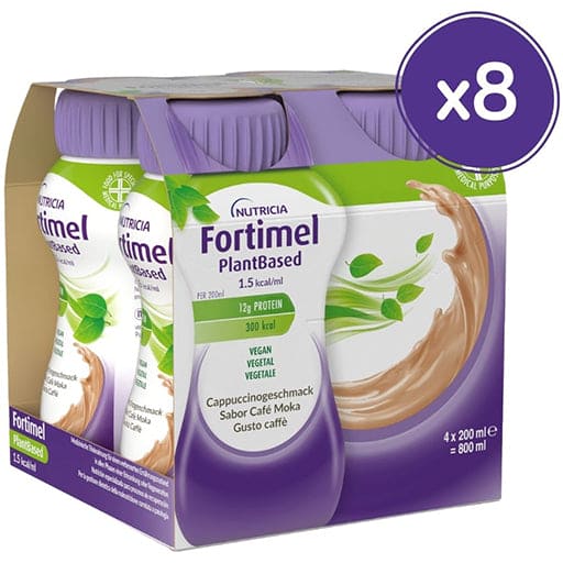 FORTIMEL drink, energy PlantBased 1.5 kcal cappuccino, VEGAN - UKDorf