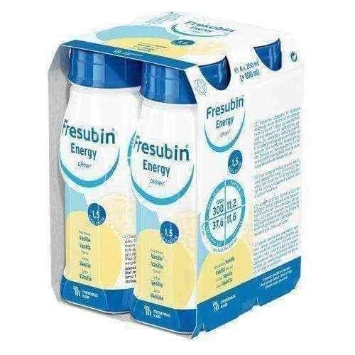 FRESUBIN ENERGY DRINK vanilla flavor 4 x 200ml UK