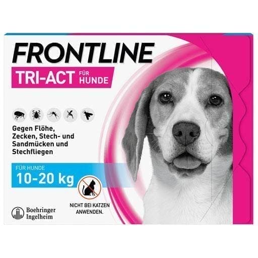 FRONTLINE Tri-Act solution for dripping for dogs 10-20kg UK