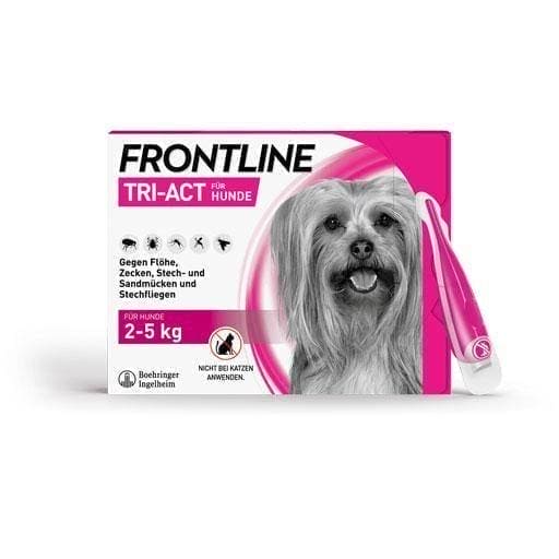 FRONTLINE Tri-Act solution for dripping for dogs 2-5 kg UK