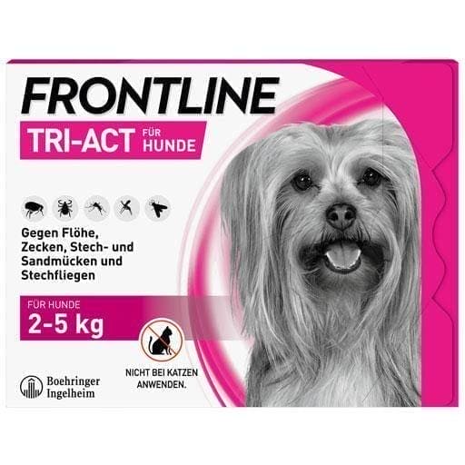 FRONTLINE Tri-Act solution for dripping for dogs 2-5 kg UK