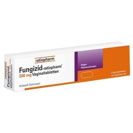 FUNGIZID-ratiopharm 200 mg vaginal clotrimazole tablets, vaginal infection treatment - UKDorf
