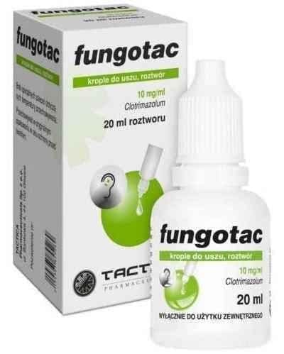 Fungotac ear drops 0.01g / ml 20ml UK