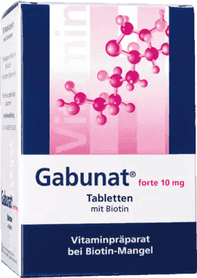 GABUNAT forte, biotin deficiency, biotin deficiency hair loss, Vitamin H - UKDorf