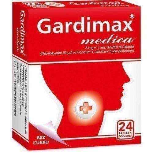 GARDIMAX MEDICA x 24 lozenges Children under 6 years throat pain