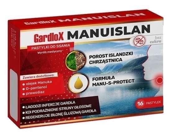 Gardlox Manuislan sugar free marshmallow lozenges UK