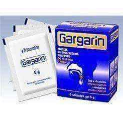 GARGARIN 6 x 5g sachets, against bacteria, fungi, topical pain relief UK