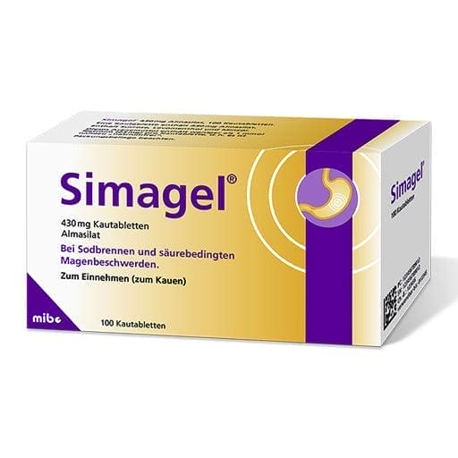 Gastric ulcer, duodenal ulcer, Almasilate, SIMAGEL chewable tablets - UKDorf