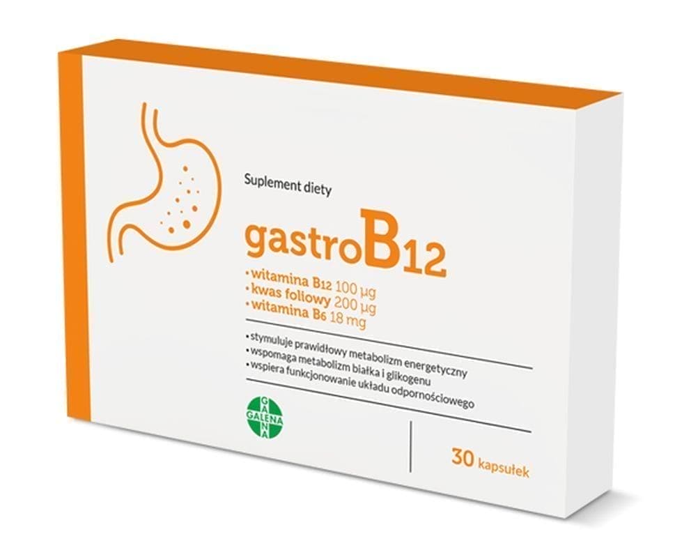 GastroB12, vitamin B12, B6, folic acid deficiency - UKDorf