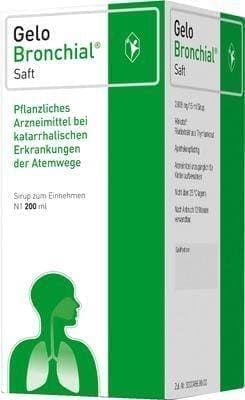 GELOBRONCHIAL juice diseases of respiratory tract UK