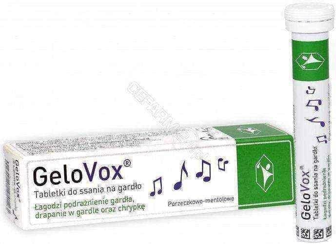 GeloVox currant-menthol x 20 lozenges UK