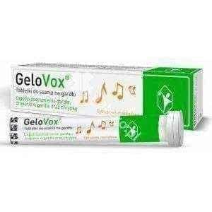 GELOVOX The throat citrus-menthol x 20 lozenges UK