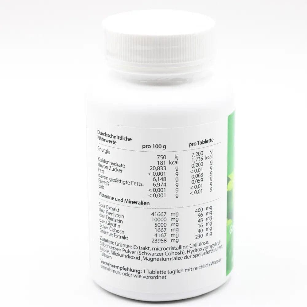 GENISTEIN supplement forte Woman, soy isoflavones, Black cohosh, Cimicifuga racemosa - UKDorf