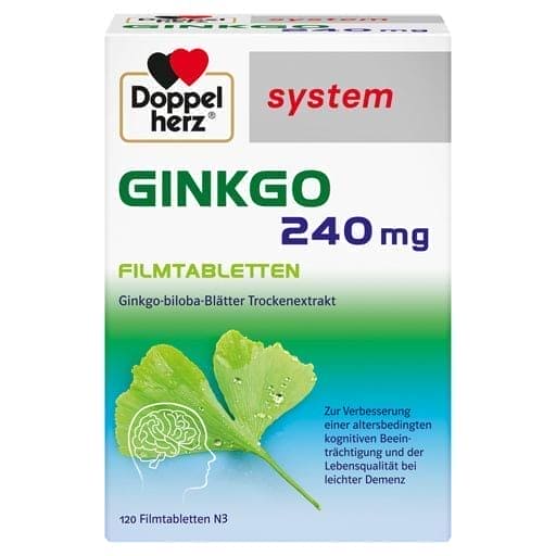 Ginkgo 240 mg, Ginkgo biloba leaf dry extract, film-coated tablets - UKDorf