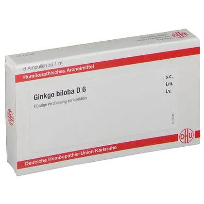 GINKGO BILOBA D 6 ampoules - UKDorf