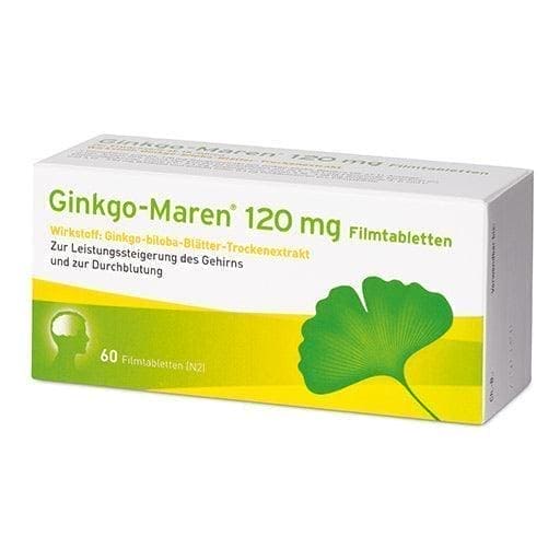 GINKGO-MAREN 120 mg Ginkgo biloba leaves UK