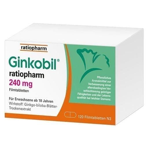 GINKOBIL, 240 mg, dizzy, depression or low mood, ringing in ears UK