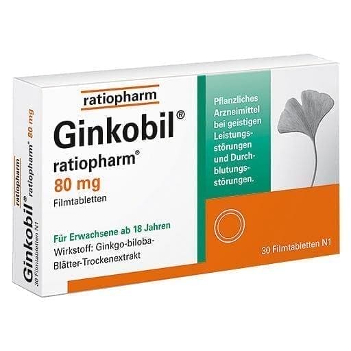 GINKOBIL, concentration deficit disorder, dizziness, ringing in the ears, headaches UK