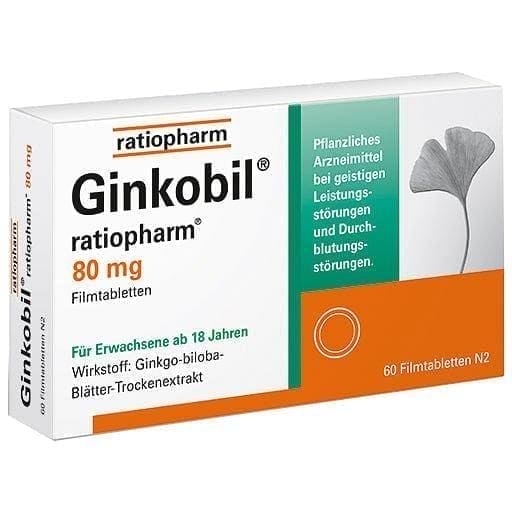 GINKOBIL, concentration deficit disorder, dizziness, ringing in the ears, headaches UK
