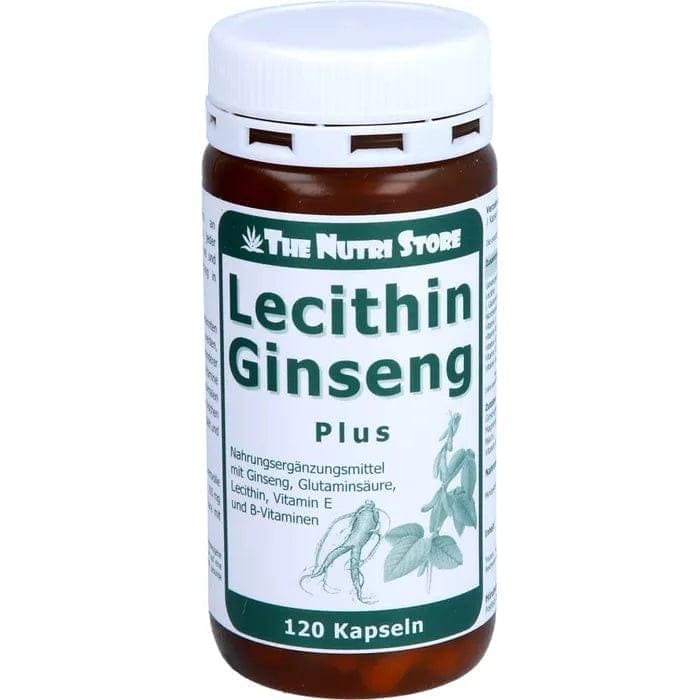 Ginseng lecithin Plus Capsules 120 pc, Soy lecithin, Glutamic acid - UKDorf