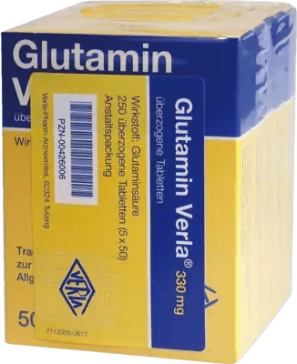 GLUTAMINE, glutamic acid, difficulty concentrating, VERLA tablets - UKDorf