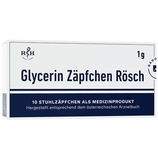 GLYCERIN SUPPOSITIVE Rösch 1 g against constipation - UKDorf