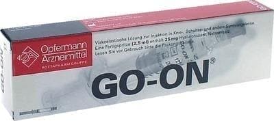 GO-ON injection 25mg - 2.5ml x 1 syringe pump, hyaluronic acid UK