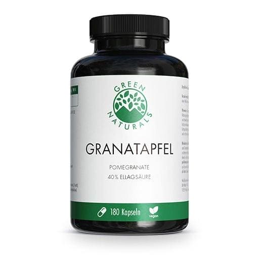 GREEN NATURALS pomegranate + 40% ellagic acid capsules - UKDorf
