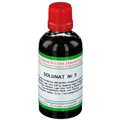 Guaiacum officinale, Juglans regia, Thuja, SOLUNATE No.9 drops - UKDorf