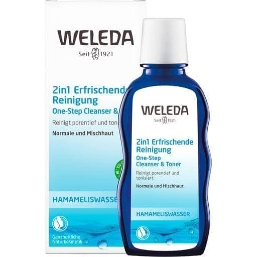 Hamamelis virginiana leaf water, Iris germanica, WELEDA 2in1 refreshing cleaning milk - UKDorf