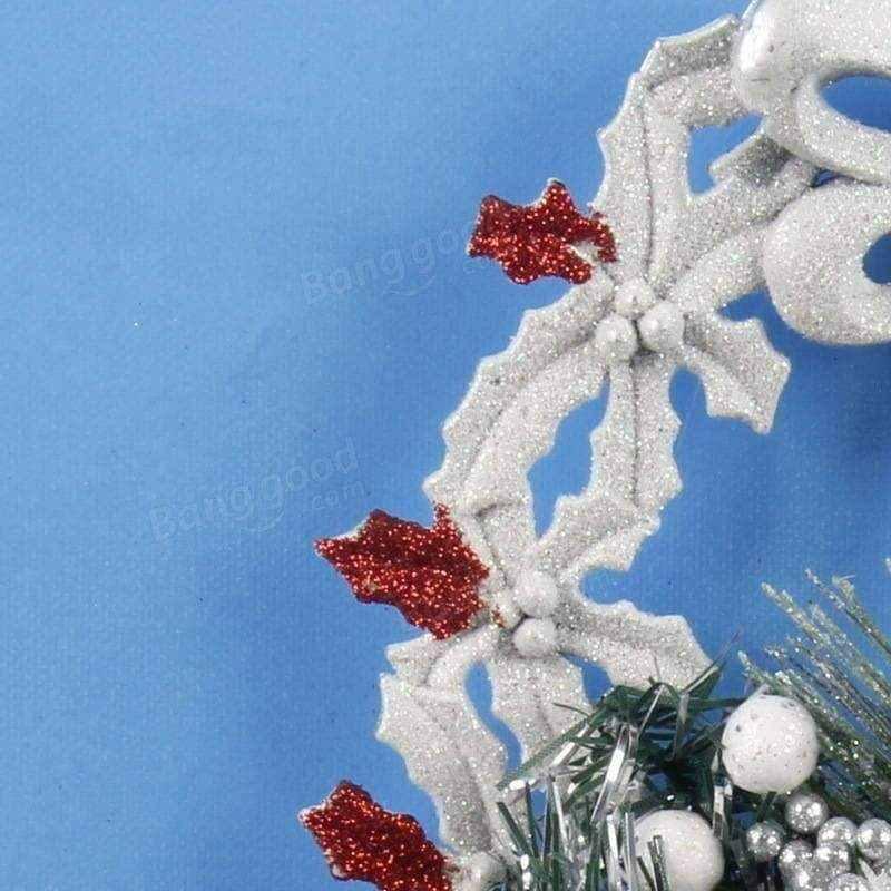 Hanging christmas decorations - White Hand Painted Tree Ornament UK
