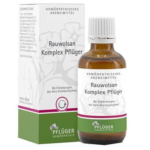 Hardening of the arteries with high blood pressure, RAUWOLSAN Complex Pfluger drops - UKDorf