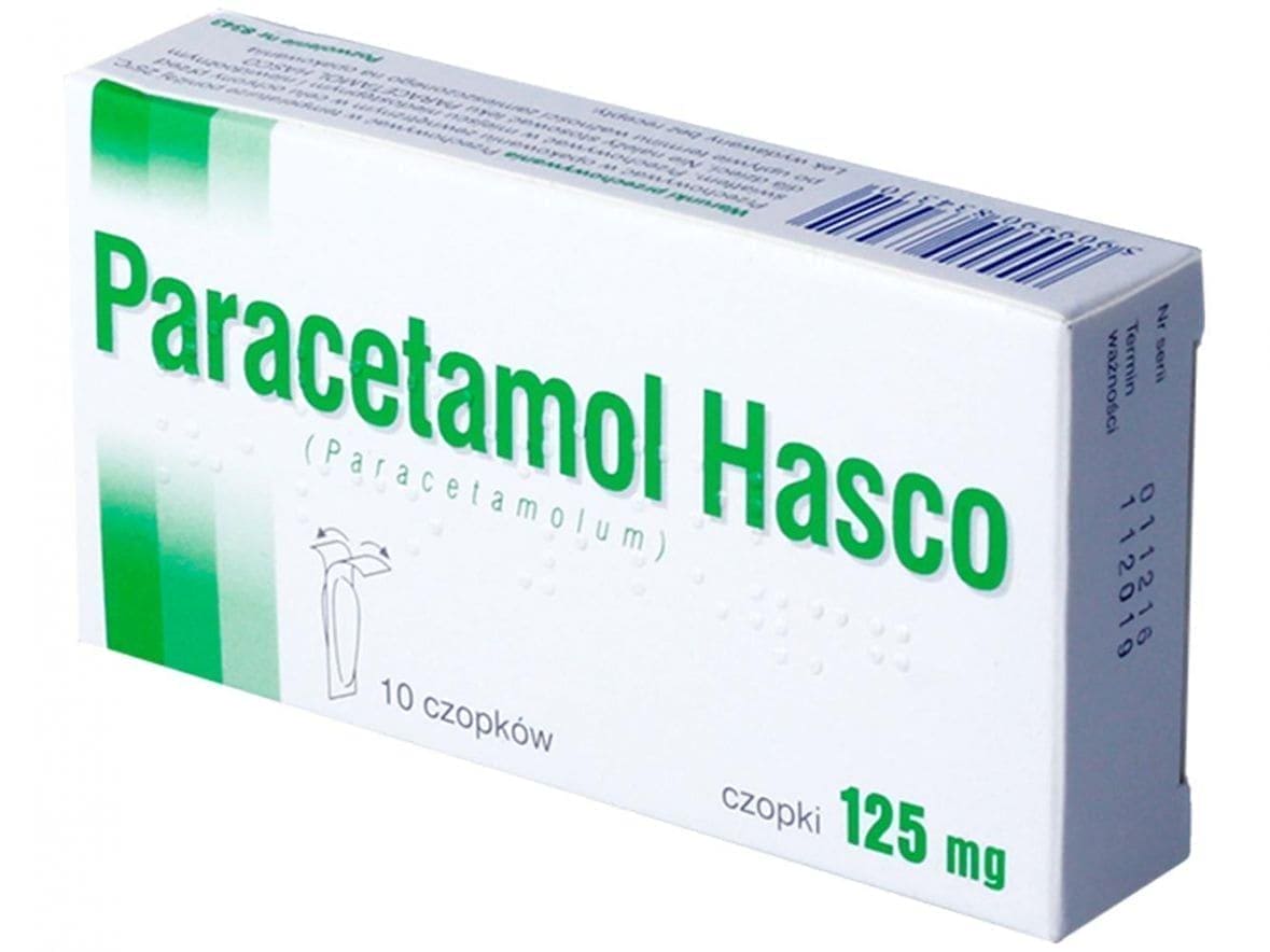 Hasco paracetamol 0.125G suppositories - UKDorf