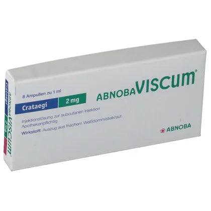 Hawthorn mistletoe, benign tumor, cancer, malignant tumor, ABNOBAVISCUM Crataegi 2 mg ampoules - UKDorf