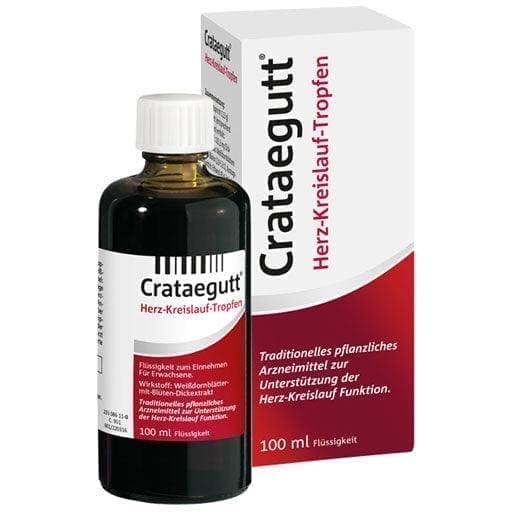 Hawthorn tree leaves, CRATAEGUTT Cardiovascular Drops - UKDorf