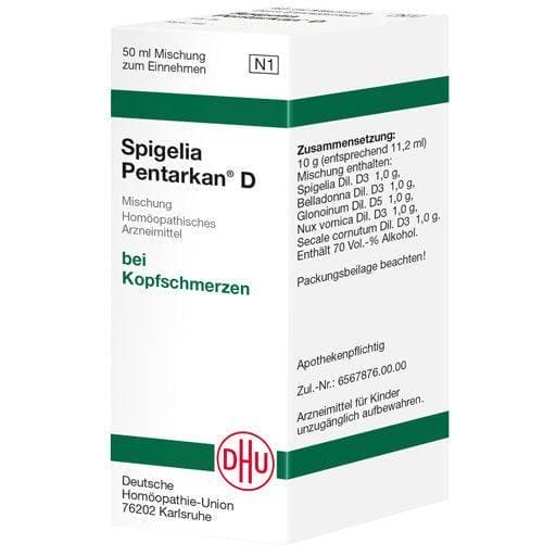 Headache, cluster headache, types of headaches, sinus headache, SPIGELIA PENTARKAN D mixture - UKDorf