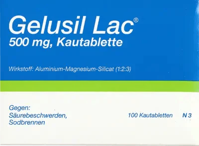 Heartburn, acid regurgitation, duodenal ulcer, GELUSIL LAC chewable tablets - UKDorf
