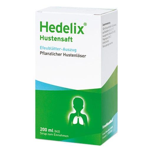HEDELIX, Cough Syrup Bronchial Spasms, bronchospasm treatment, nighttime cough 4+ UK