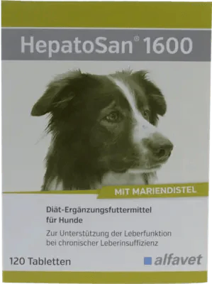 HEPATOSAN 1600 diet supplement feed tablet for dogs, cats - UKDorf