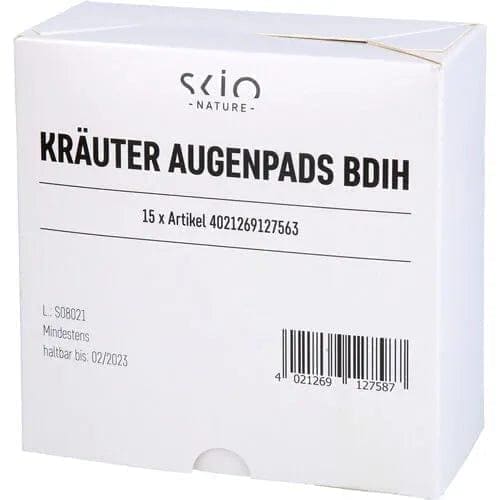 HERBAL EYE PADS BDIH, eyebright herb, fennel, arnica, chamomile flowers - UKDorf