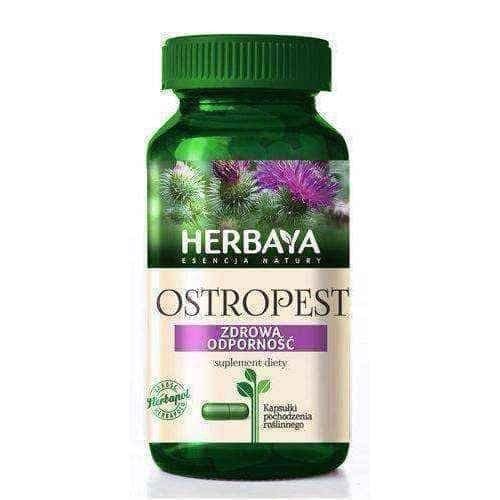 HERBAYA Silybum healthy liver capsule x 60 UK