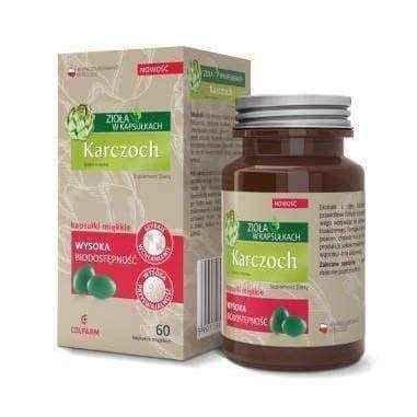 Herbs capsules Artichoke 60 capsules x artichoke extract UK