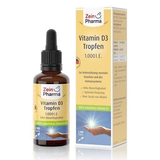 Higher nature VITAMIN D3 DROPS 1,000 IU 50 ml UK