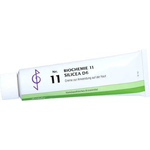 homeopathic medicine BIOCHEMIE 11 Silicea D 6 Cream 100 ml - 4
