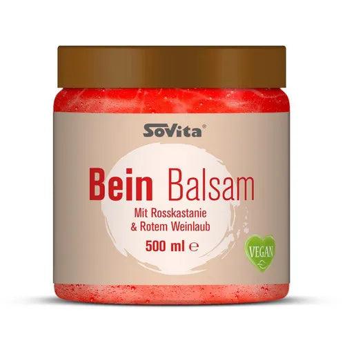 horse chestnut & red vine leaves, SOVITA leg balm - UKDorf