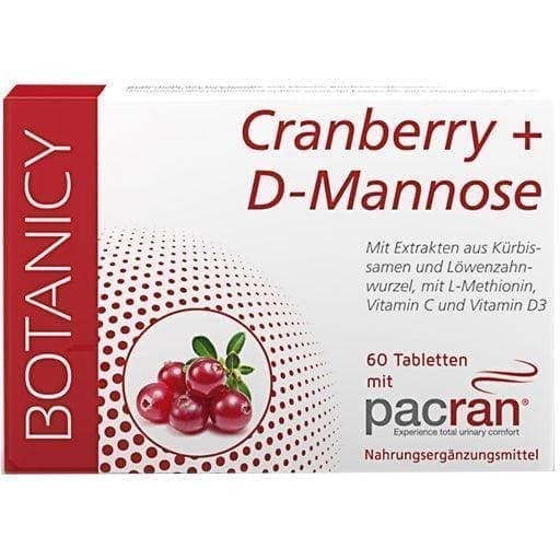 How to treat cystitis, CRANBERRY+D-MANNOSE, urinary tract and bladder - UKDorf