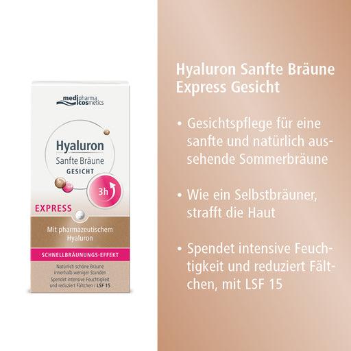 HYALURON GENTLE TAN EXPRESS FACE CREAM - UKDorf