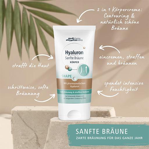 HYALURON GENTLE TAN SHAPE BODY CARE CREAM - UKDorf